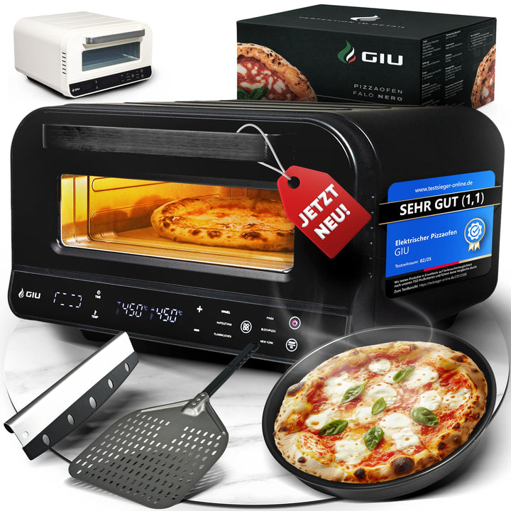 GIU Elektrischer Pizzaofen - Starker Elektro-Ofen für neapolitanische Pizza | Backofen, Pizzaofen, e
