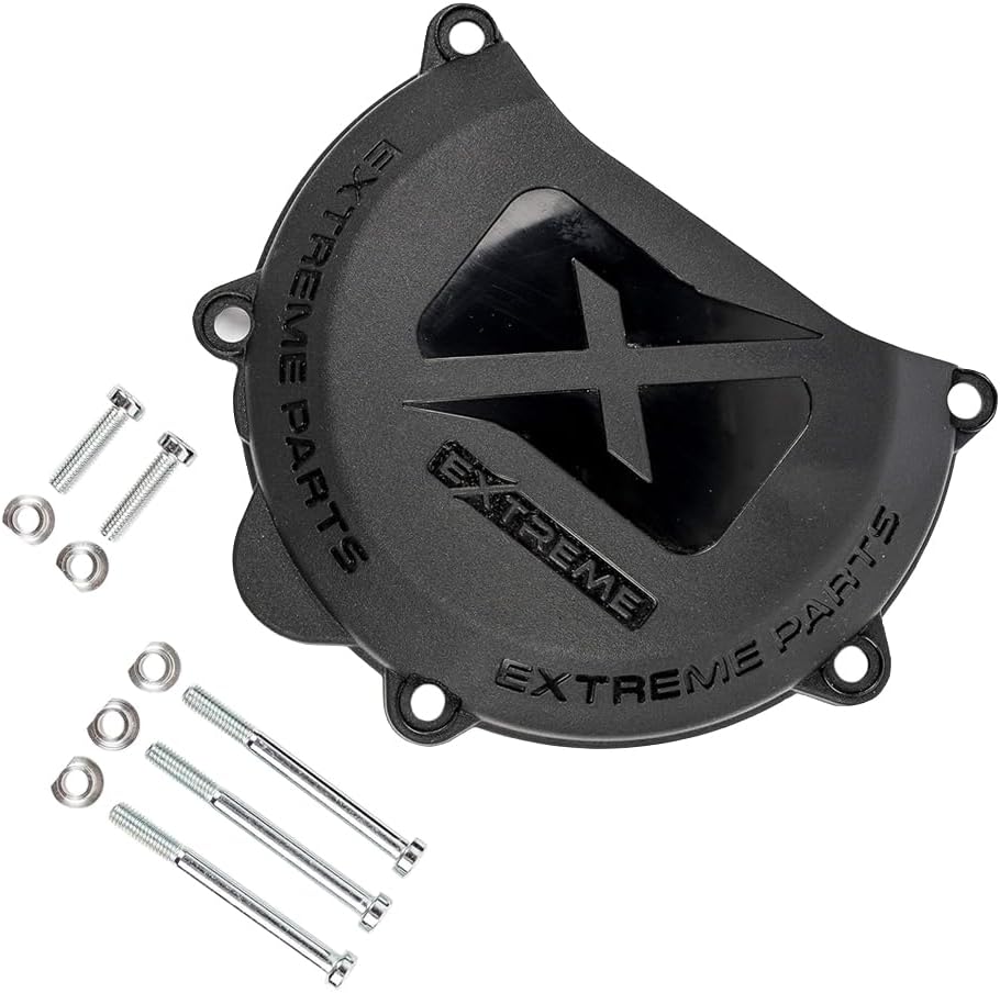 Kupplungsdeckel Schutz Guard für 2-Takt Motor KTM und Husqvarna 250 300 Baujahr 2013-2016 (schwarz),