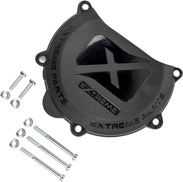 Kupplungsdeckel Schutz Guard für 2-Takt Motor KTM und Husqvarna 250 300 Baujahr 2013-2016 (schwarz),