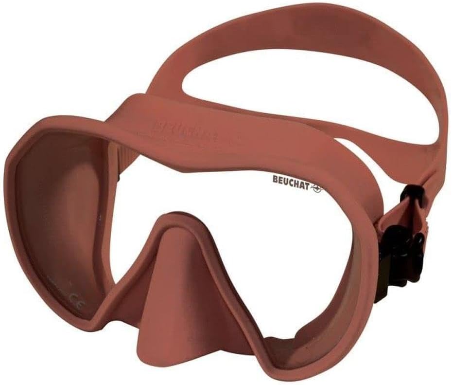 BEUCHAT Unisex-Adult Maxlux S Diving Mask Einheitsgrösse Weiss, Einheitsgrösse Weiss