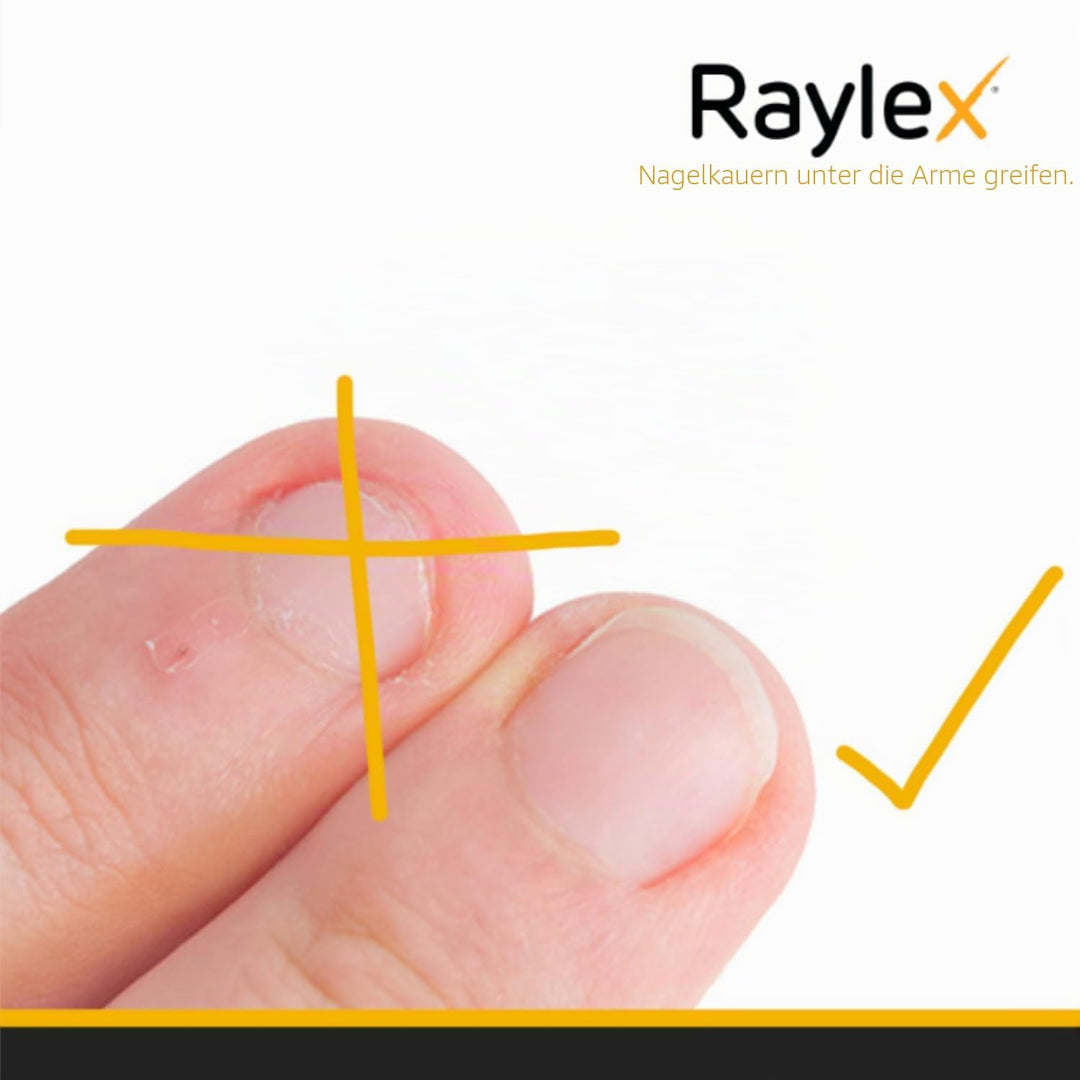 Raylex Stift anti Fingernägel kauen - nägelkauen stoppen für Kinder ab 3 & Erwachsene - Bitterer und