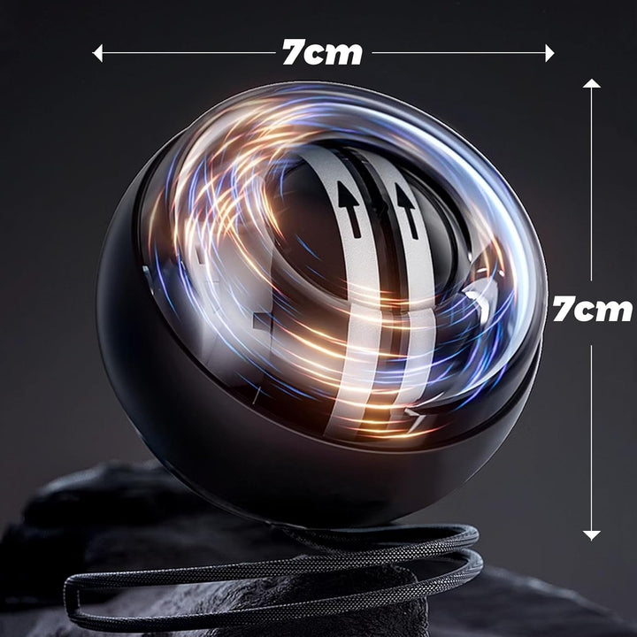 BeSokar Gyroball, Handgelenktrainer-Ball, Auto-Start, 5-stufiger Widerstands-/Lichtsteuerung, Gyrosk