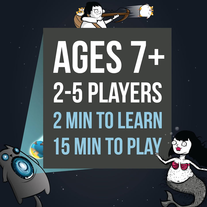 Exploding Kittens Party Pack by Card Games for Adults Teens & Kids - Fun Family Games & Imploding Ki
