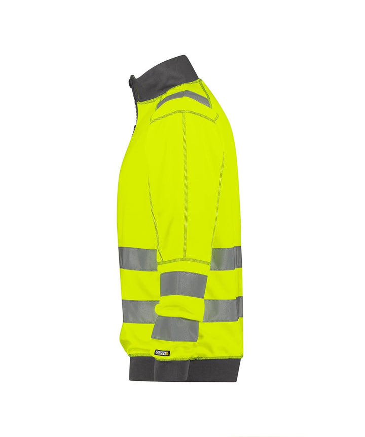 Dassy Denver 300376 hochsichtbare reflektierende Sweatshirt XS Gelb / Grau, XS Gelb / Grau