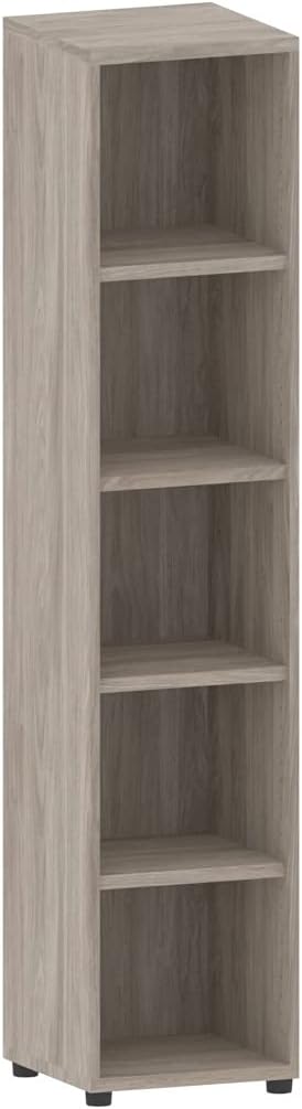 Aktenregal 5 Fächer versch. Farben | Büroregal 5 OH aus Holz | Büromöbel Ordnerregal Standregal H183