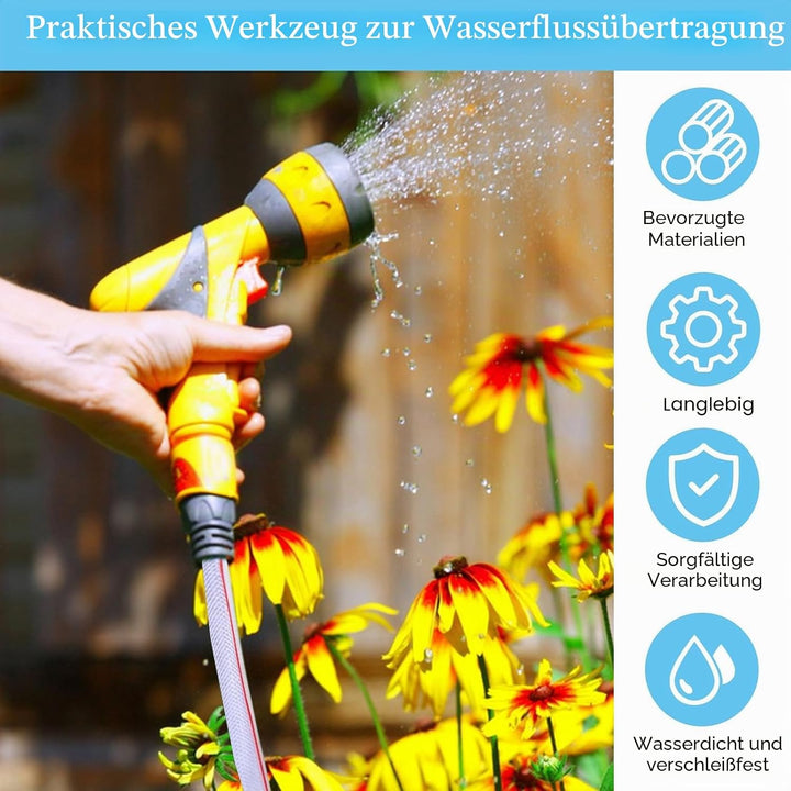 Transparenter PVC Schlauch 25x32mm, 6M, Universell passend für alle 25mm Pumpen, Trinkwasserschlauch