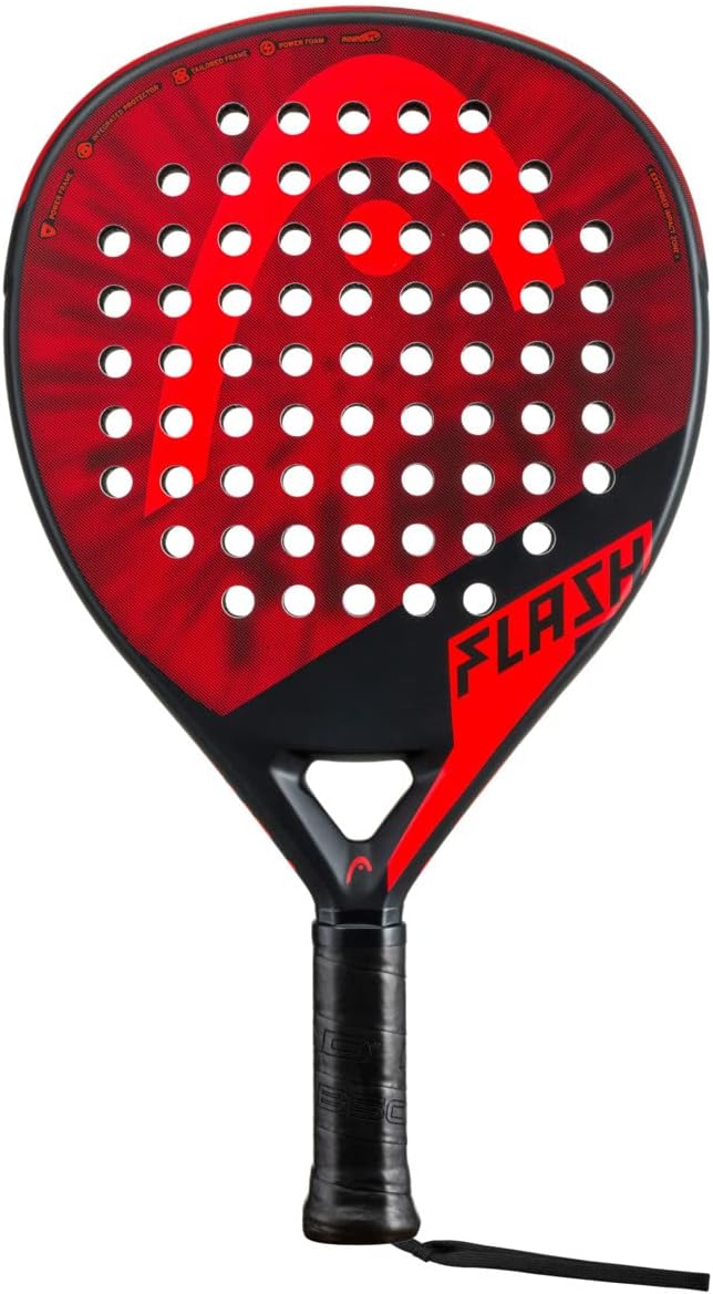 HEAD Unisex – Erwachsene Flash 2023 Padelschläger Einheitsgrösse Red/Black, Einheitsgrösse Red/Black