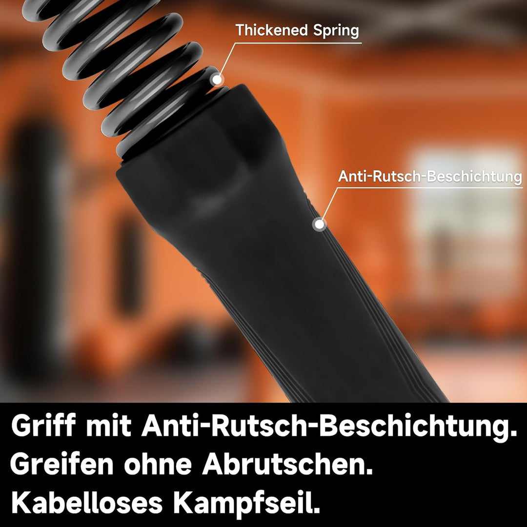 Neues Upgrade Battle Ropes Ohne Seil, 2pcs Tragbar Schwere Battle Ropes, Ganzkörpertrainingsgeräte R