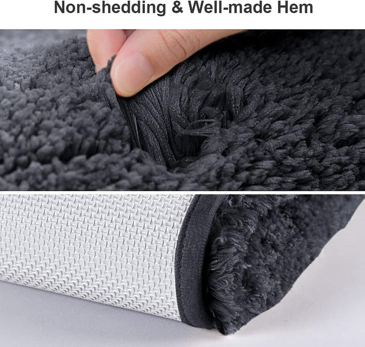 Badematte Rutschfest Badteppich Extra Lange Verdickt Badezimmerteppich Weich Badeteppich Flauschige