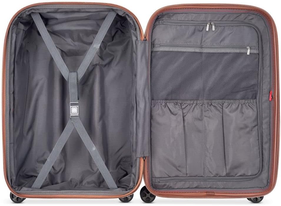 DELSEY Paris ST TROPEZ ERW 4 DOPPELROLLEN TROLLEY 67 CM M Bleu Marine, M Bleu Marine