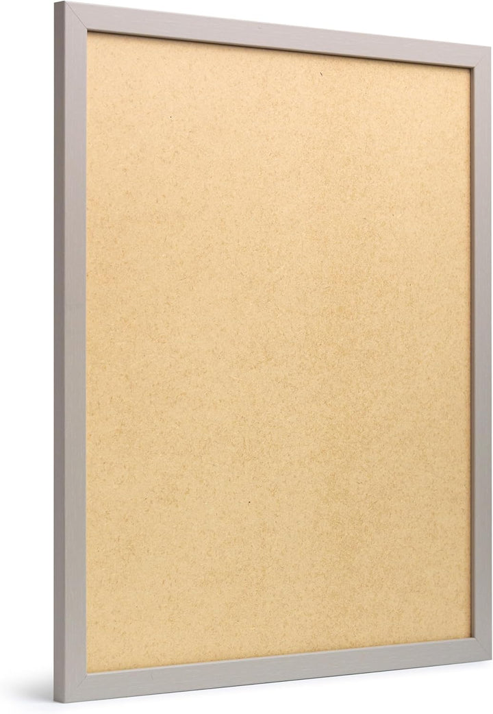 Stallmann Design Bilderrahmen 70x100 cm grau Holz mit Acrylglas Rahmen-Breite 20mm Posterrahmen Wech