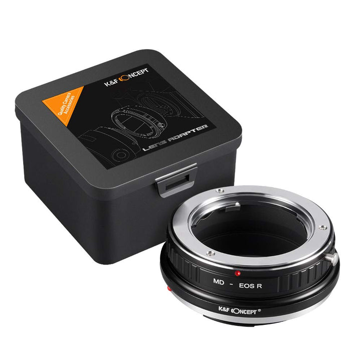 K&F Concept MD-EOS R Bajonettadapter Objektiv Ring für Minolta MD MC Objektiv auf Canon EOS R-Mount