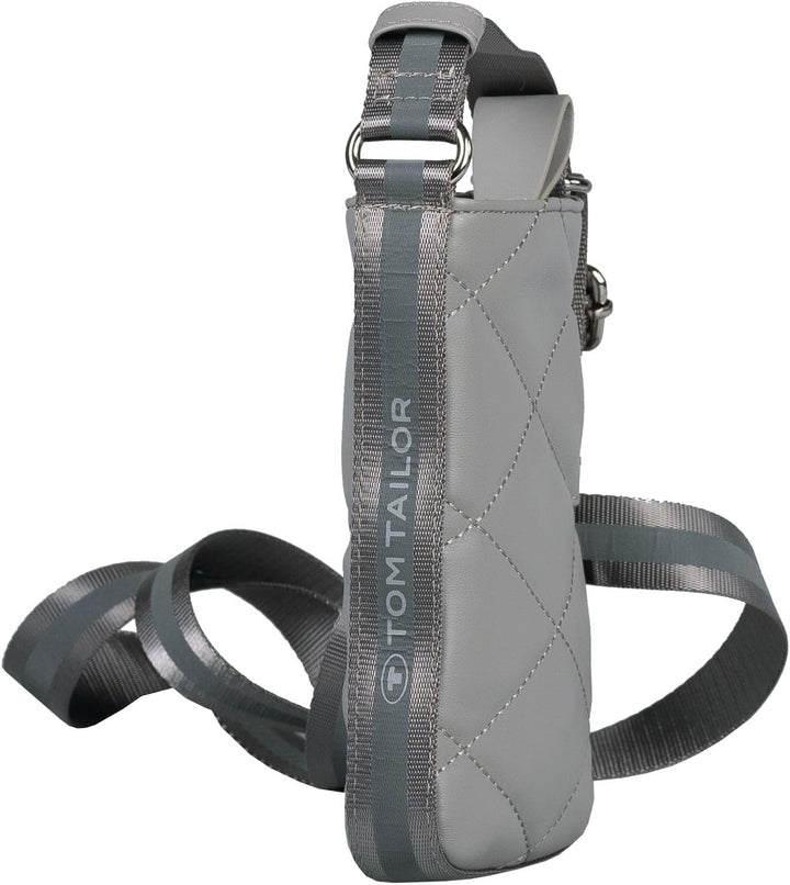 TOM TAILOR bags Mica Damen Handytasche Umhängetasche Klein Light Grey 13x3x18, Light Grey 13x3x18