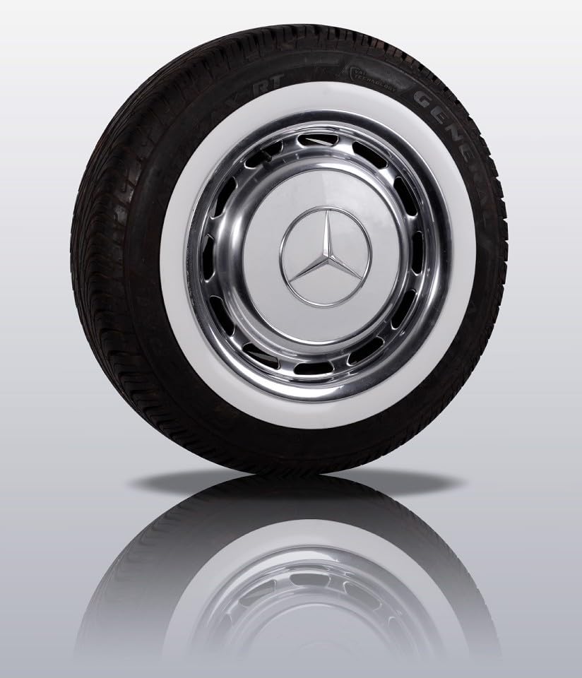 Weisswandringe (4 Stück) 14 Zoll 40mm Breite + TÜV-Süd-Bescheinigung.