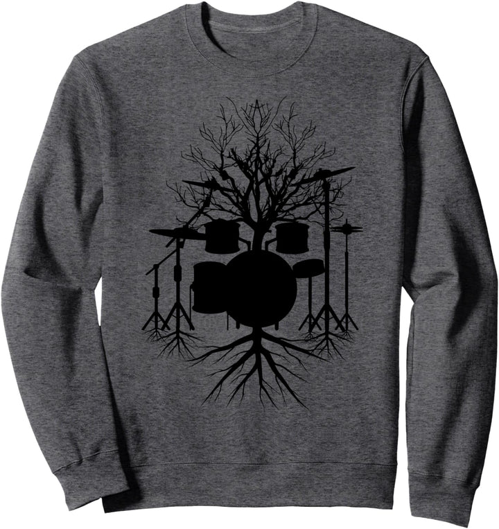 Drummer Vintage Schlagzeuger Geschenke Schlagzeug Sweatshirt