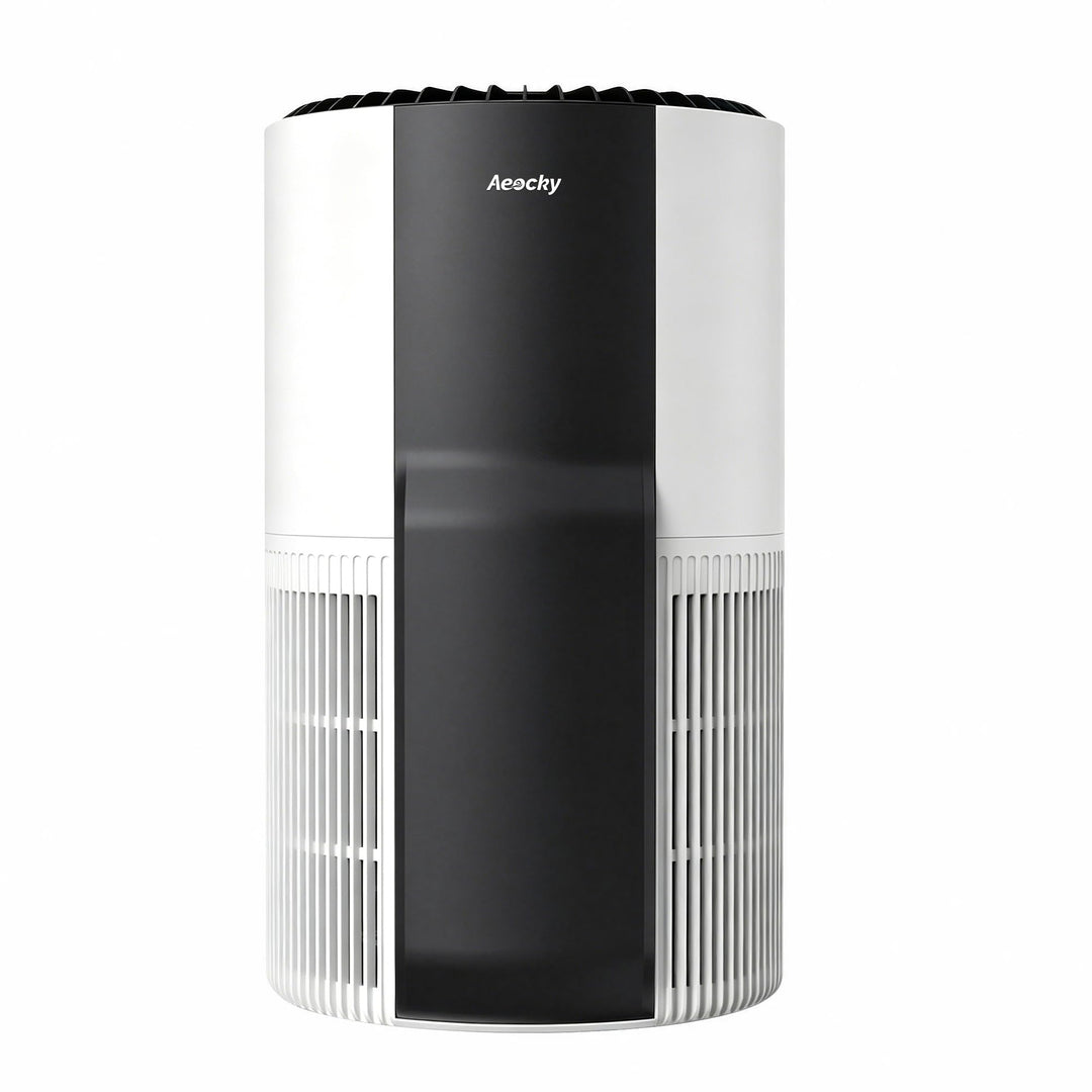 AEOCKY Luftreiniger der 3. Generation mit 5-in-1-Filter und waschbarem Vorfilter für grosse Räume –