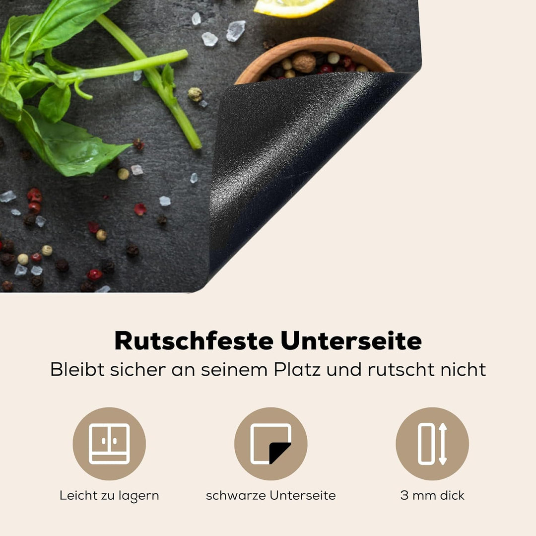 KitchenYeah© Herdabdeckplatte Einteilig Ceranfeld Abdeckplatte für Induktionsschutz Ceranfeldabdecku