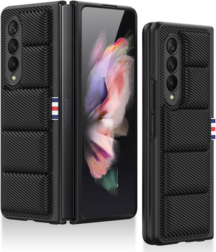 COQUE Galaxy Z Fold 3 5G Hülle, aufklappbare All-Inclusive-Schale, Luftweste Warme Handyhülle, klapp