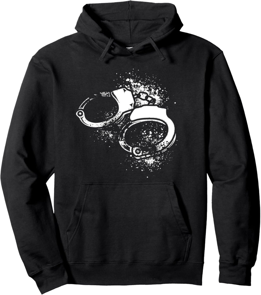 Geschenk für Polizist | Polizei Polizistin Handschellen Pullover Hoodie