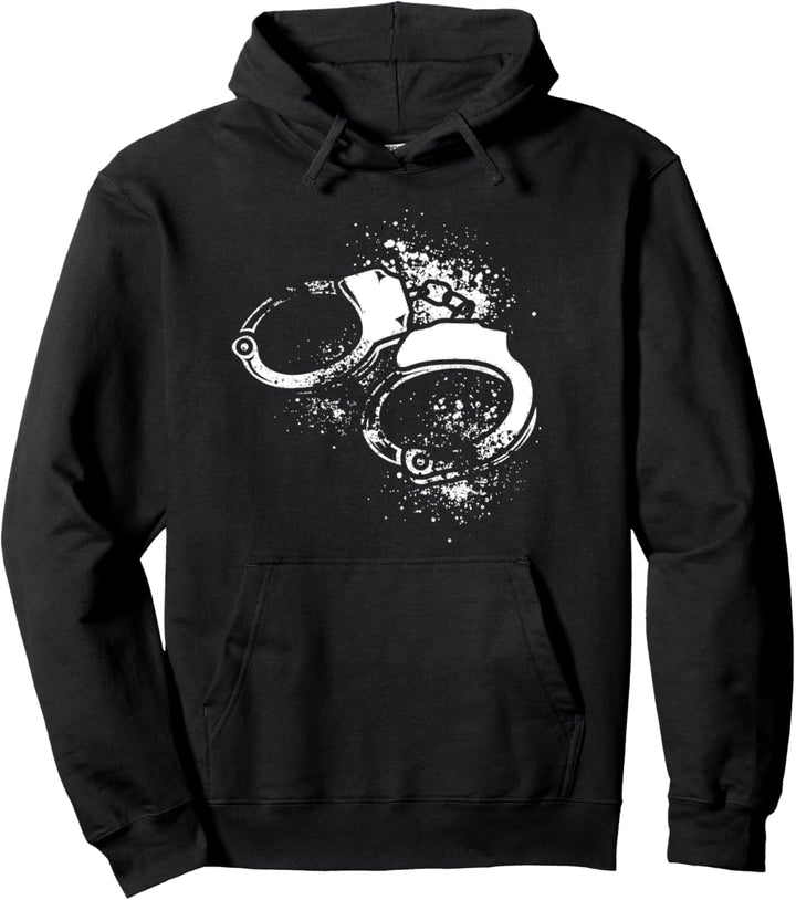 Geschenk für Polizist | Polizei Polizistin Handschellen Pullover Hoodie