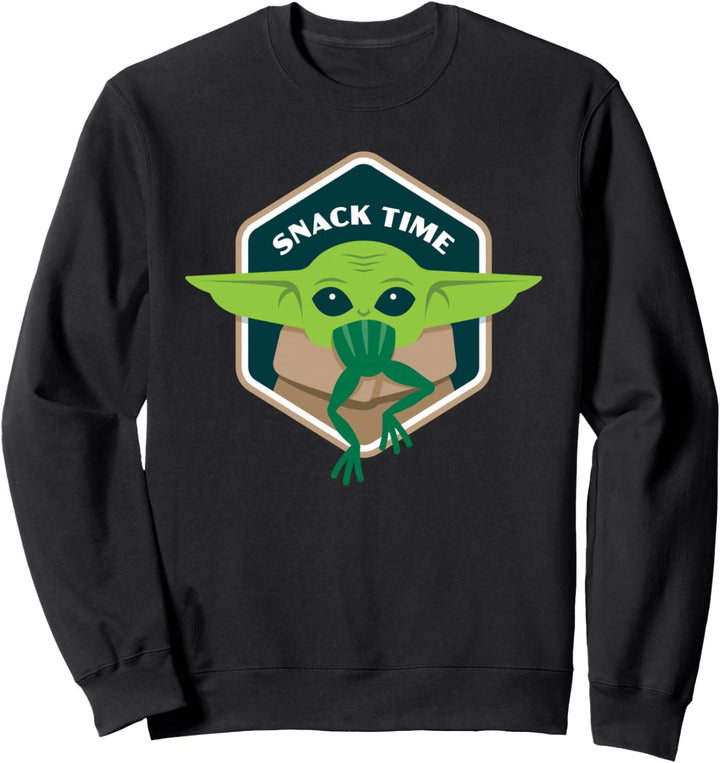 Star Wars The Mandalorian The Child Grogu Frog Snack Time Sweatshirt