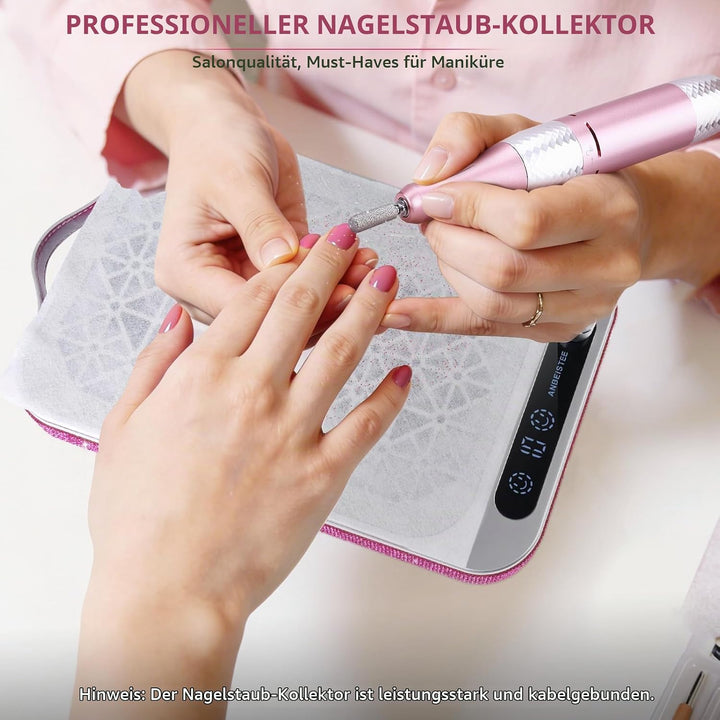 Professioneller Nagelstaub-Sammler, 2000PA leistungsstarker Nagelstaub-Vakuum-Extraktor mit 45 Einwe