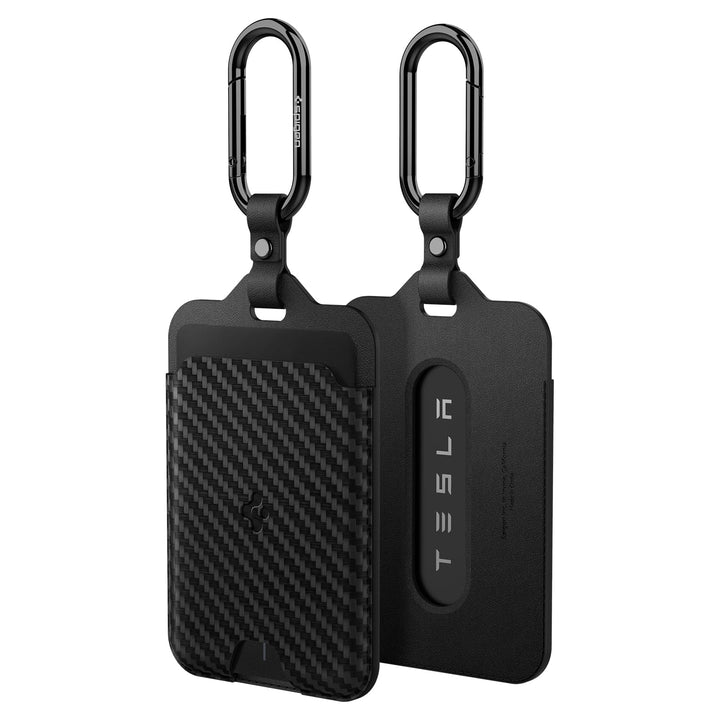 Spigen Air Fit Schlüssel Karten Halter für Tesla Model Y (~2026 Juniper) Model 3 (~Highland 2026) Mo