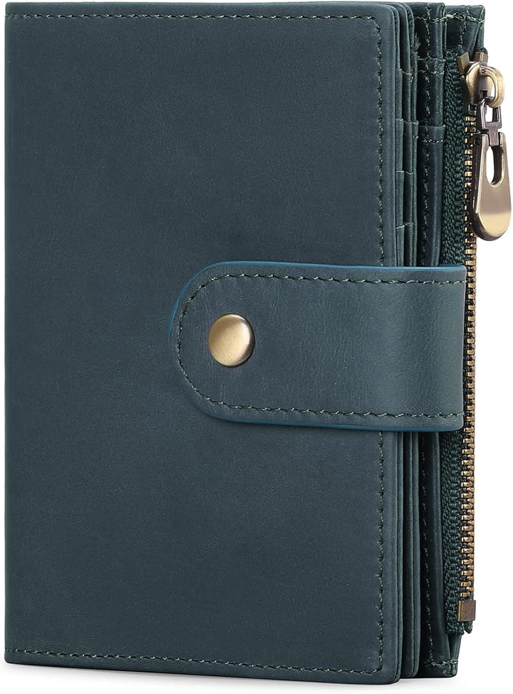 SENDEFN Herren Geldbörse aus echtem Leder - RFID Schutz - 15 Kartenfächer - Portemonnaie für Männer