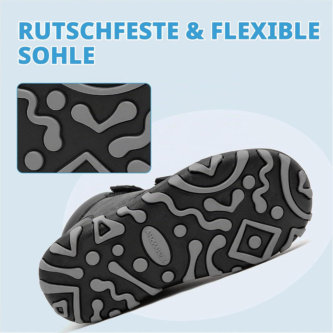 Mishansha Kinder Wanderschuhe rutschfest Leicht Trekking Wanderstiefel für Jungen Mädchen Gr.24-38 2