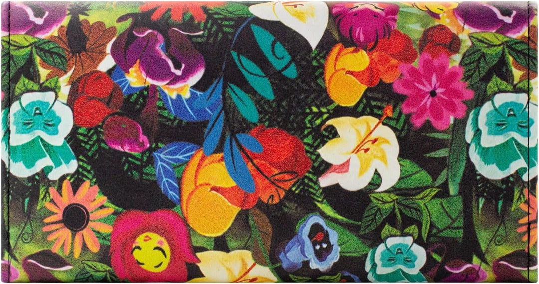 Disney Alice In Wonderland Blumen Grün Portemonnaie Geldbörse
