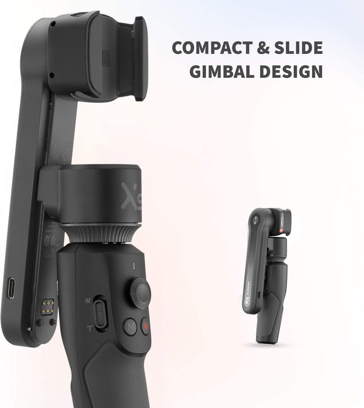 ZHIYUN Smooth-XS [Offiziell] Faltbarer Smartphone Gimbal Stabilisator Selfie Stick Vlog Youtuber-Bla
