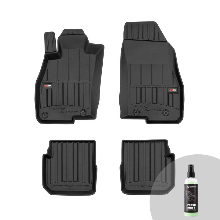 FROGUM ProLine 3D Gummimatten Exklusiven Auto Fussmatten Autofussmatten für Alfa Romeo MiTo 2008-201