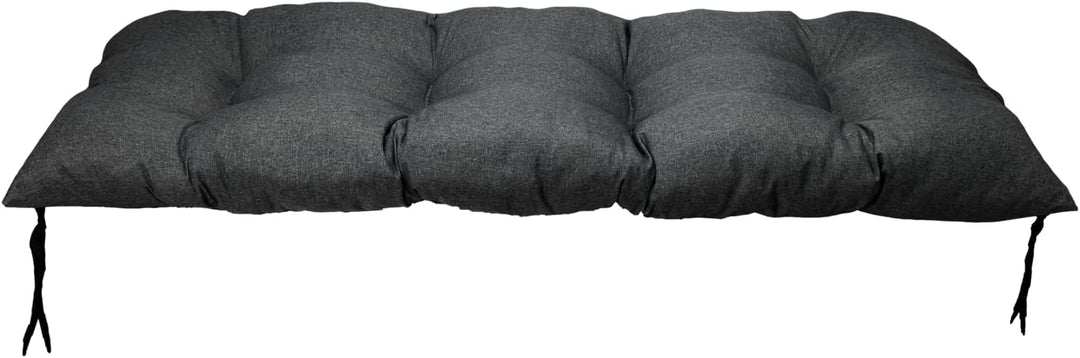 Grand Filippo Sitzkissen Bank 100 x 55 cm Schwarz - Wasserdicht Sitzkissen Garten Beständig Gegen Sc