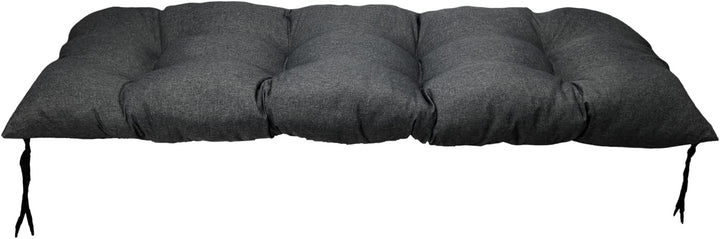 Grand Filippo Sitzkissen Bank 100 x 55 cm Schwarz - Wasserdicht Sitzkissen Garten Beständig Gegen Sc