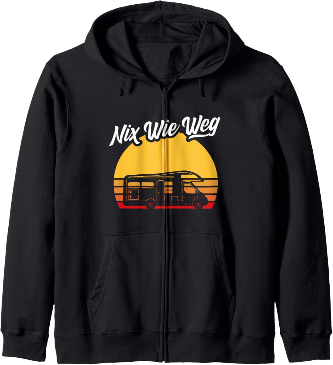 Nix Wie Weg Camping Wohnwagen Stellplatz Camper Kapuzenjacke