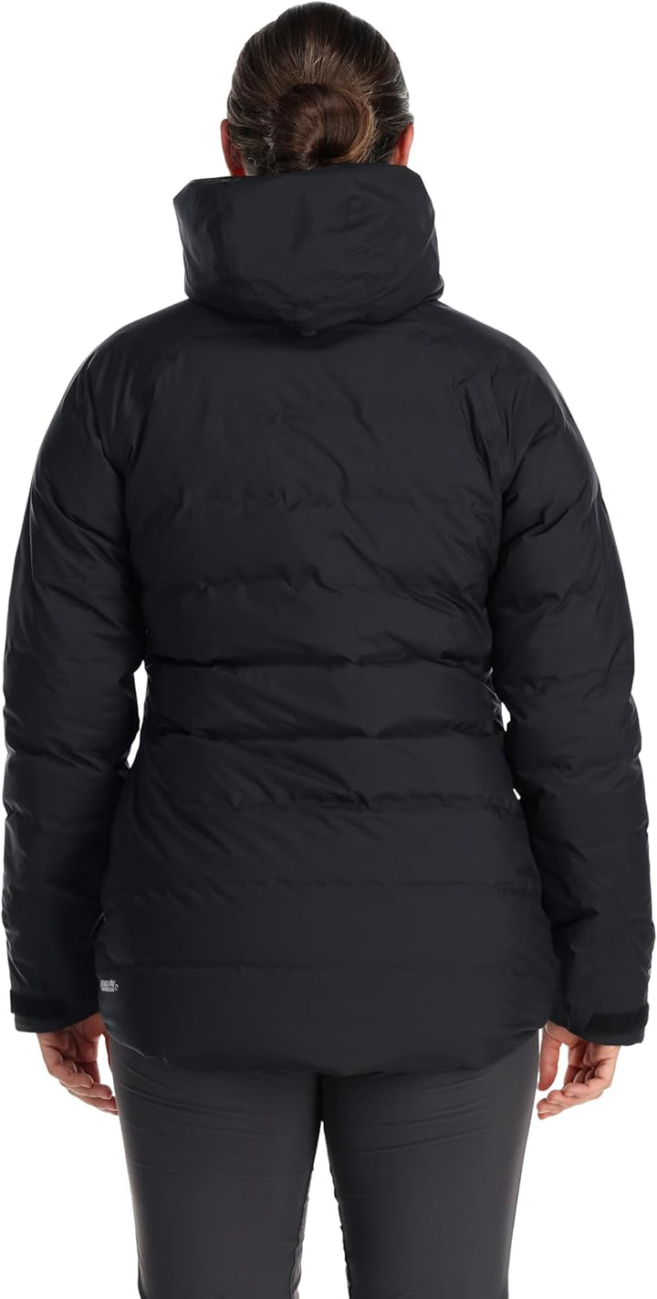 Rab Valiance Jacket Women 36 Schwarz (Aquamarin), 36 Schwarz (Aquamarin)