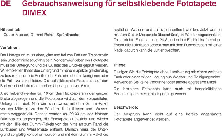 DIMEX Küchenrückwand Folie selbstklebend HERBSTBLÄTTER | Klebefolie - Dekofolie - Spritzschutz für K