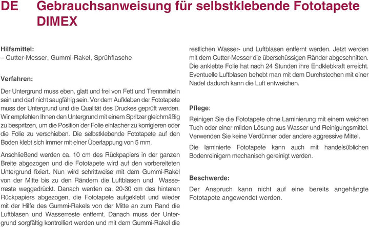 DIMEX Küchenrückwand Folie selbstklebend AZULEJOS | Klebefolie - Dekofolie - Spritzschutz für Küche