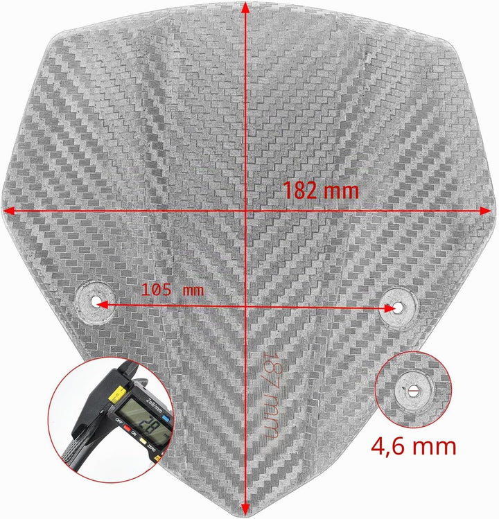 Motorrad Duke790 Duke890 Frontscheinwerfer Verkleidung Windschutzscheibe Flyscreen Windschutzscheibe