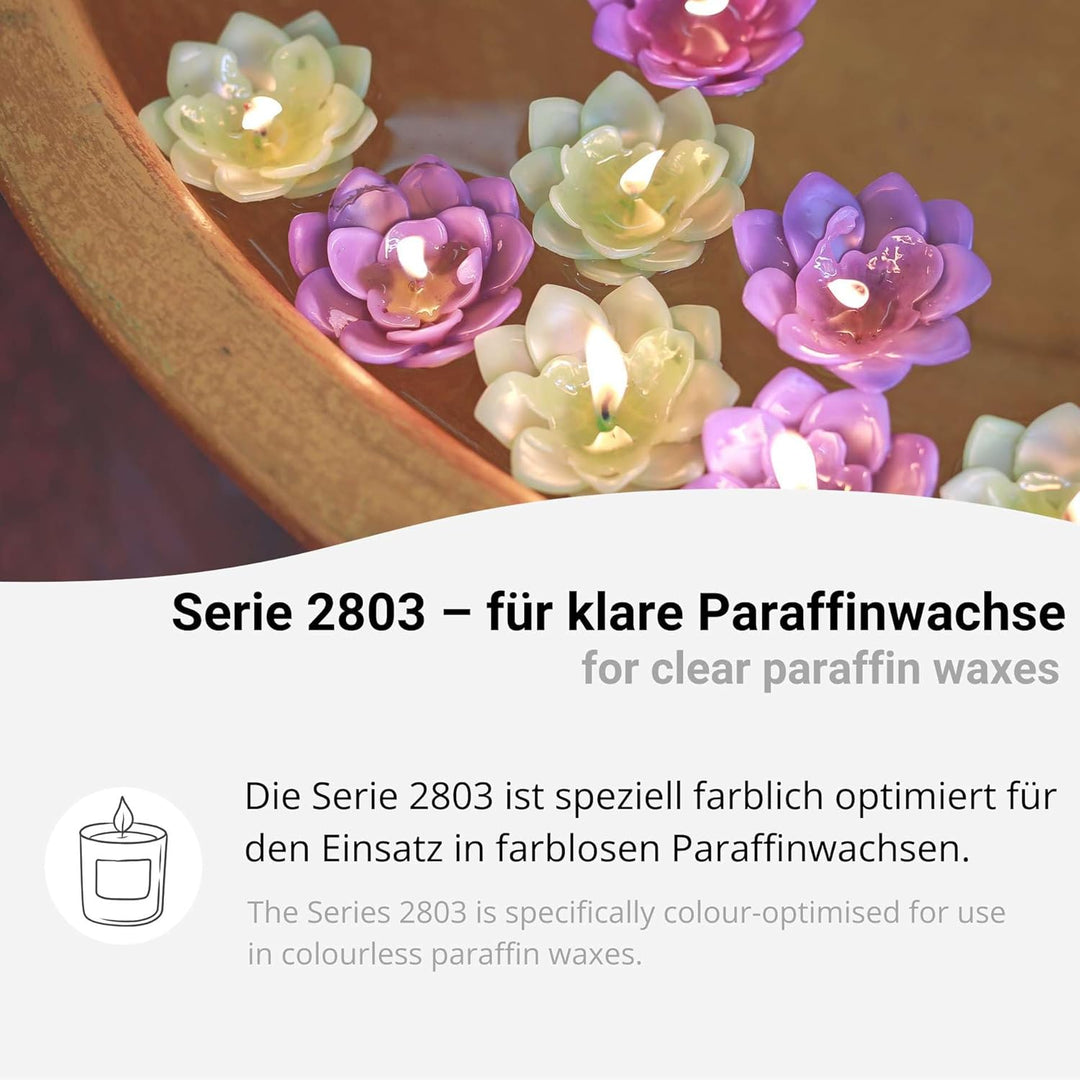 DistrEbution.com 1 kg Kerzenfarbe, Wachsfarbe zum Durchfärben, Kerzen einfärben, Made in Germany (Sc