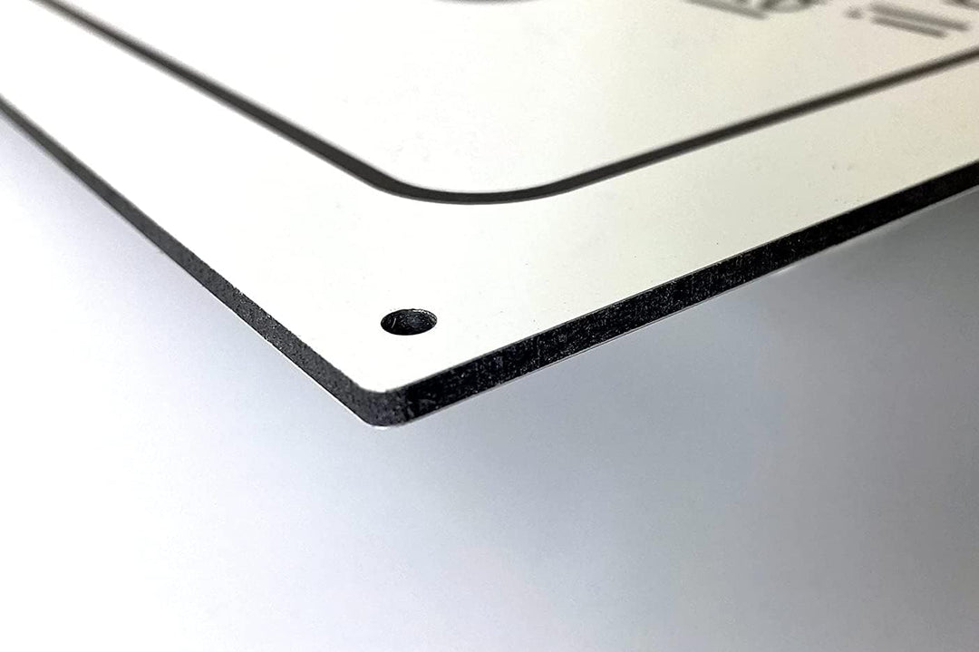 Pubblimania Parken verboten! | Schild 3mm Alu-Dibond Alu-Verbundplatte Parkverbots-Warnschild (Cm 30