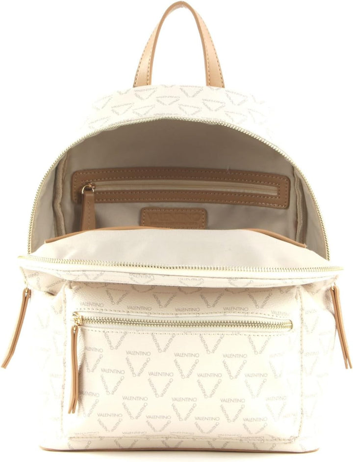 Valentino Damen Liuto Backpack, Ecru/Multi