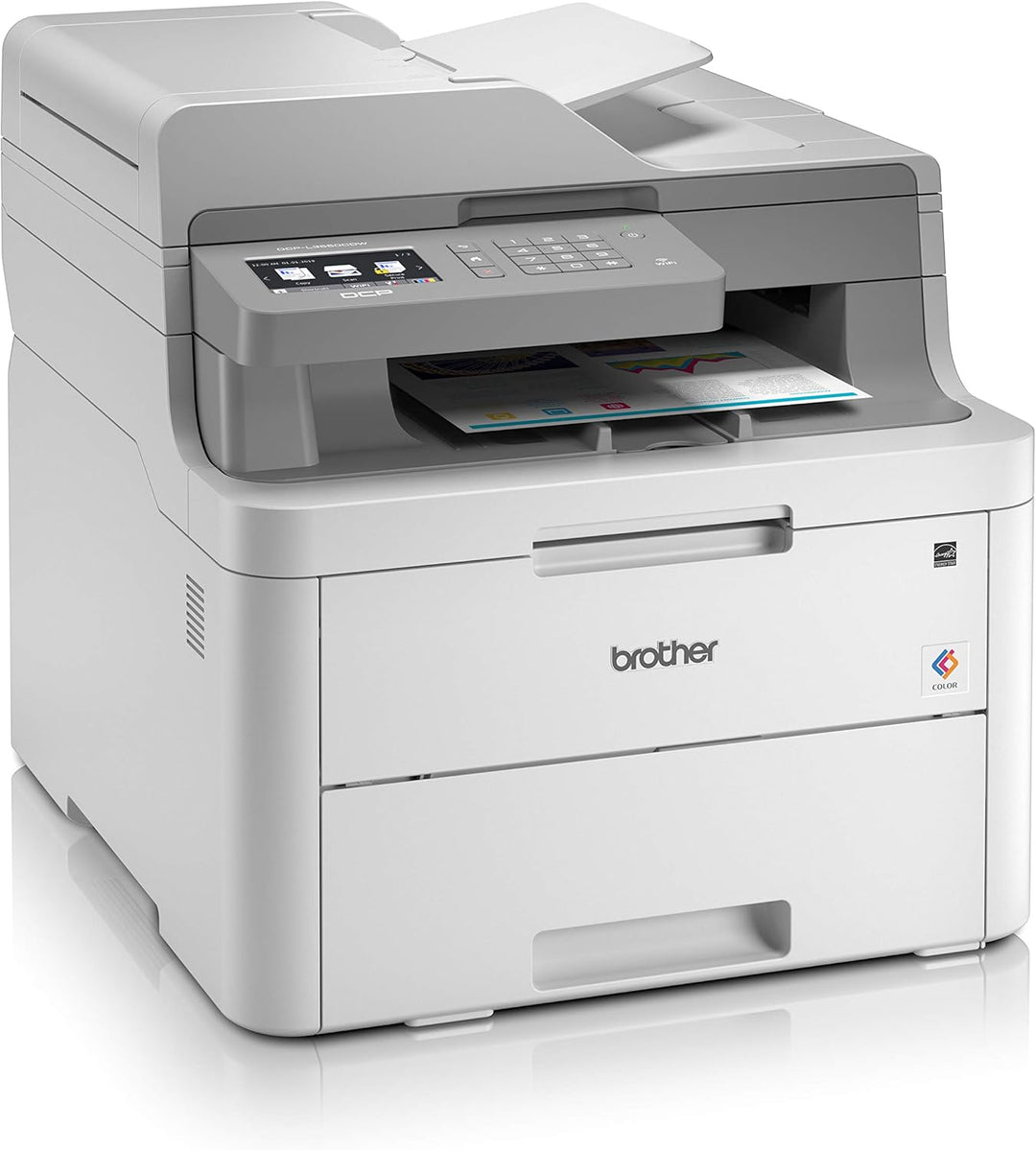 Brother DCP-L3550CDW A4 Farblaserdrucker, Wireless und PC verbunden, Drucken, Kopieren, Scannen und