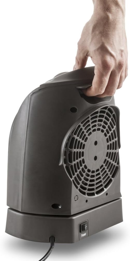 TROTEC Heizlüfter energiesparend TFH 22 E - Heizleistung 1000 W / 2000 W – elektrische Heizung, mit