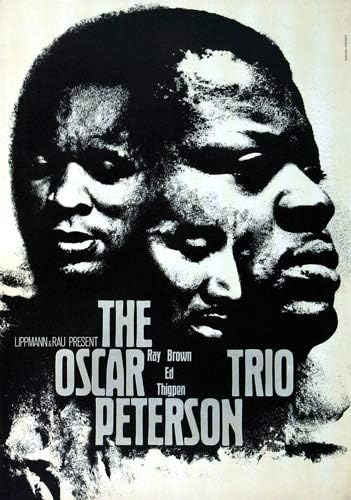 The Oscar Peterson Trio - Jazz Live, 1962 » Konzertplakat/Premium Poster | Live Konzert Veranstaltun