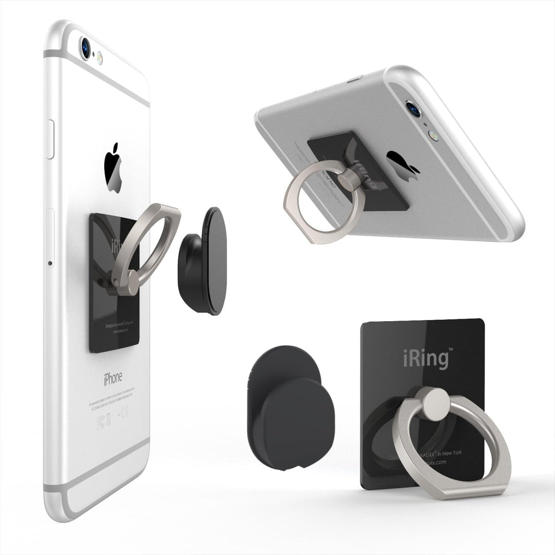 iRing Premium Style Ring, Smartphone-, Handy-Halterung, Haltegriff, Standfuss, Autohalterung, Selfie