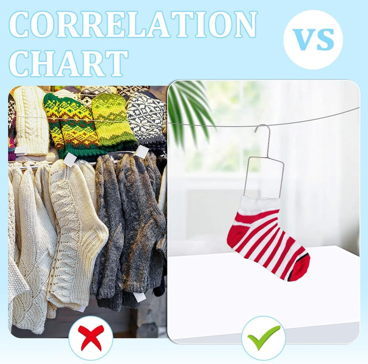 UNICRAFTALE 6 Stück 3 Grössen Sockenspanner Edelstahl Socken Trockenbügel Strick Sockenformer Metall