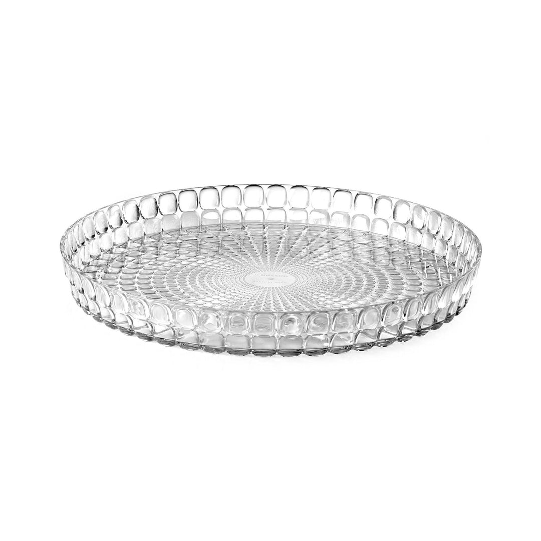 Guzzini - Tiffany, Rundes Tablett - Transparent, Ø35,6x h4 cm - 19890100 1 Durchsichtig, 1 Durchsich