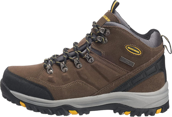 Skechers Herren Relment Pelmo64869 Stiefel 39 EU Khaki Suede, 39 EU Khaki Suede