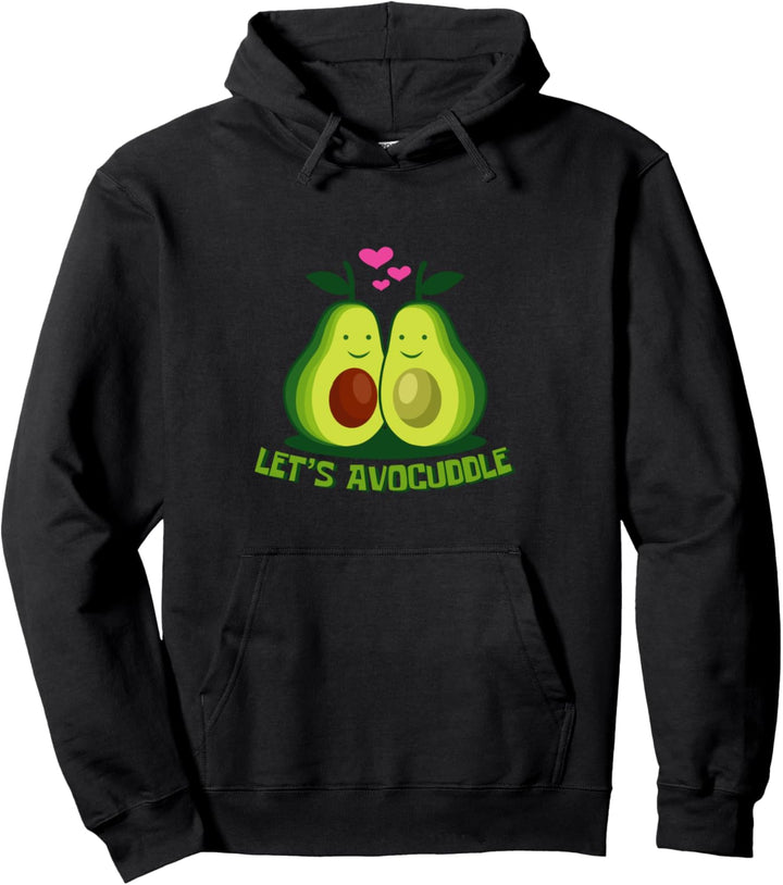 Let's Avocuddle Vegan oder vegetarisch Paar Pullover Hoodie